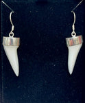 Silver Capped Mako Earrings #3