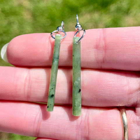 Pounamu Drop Earrings