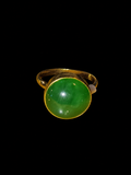 18 ct Gold Pounamu Ring