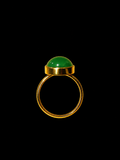 18 ct Gold Pounamu Ring
