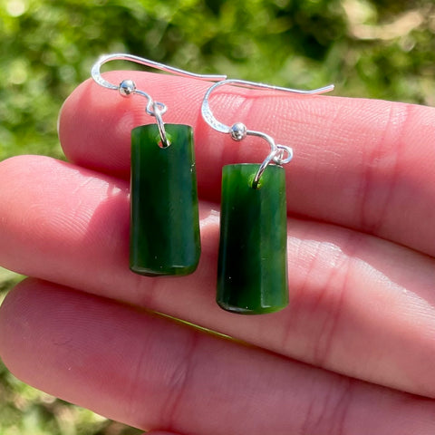 Pounamu Drop Earrings