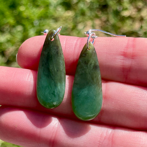 Pounamu Drop Earrings